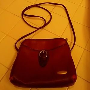Deep red Liz Claiborne shoulder bag